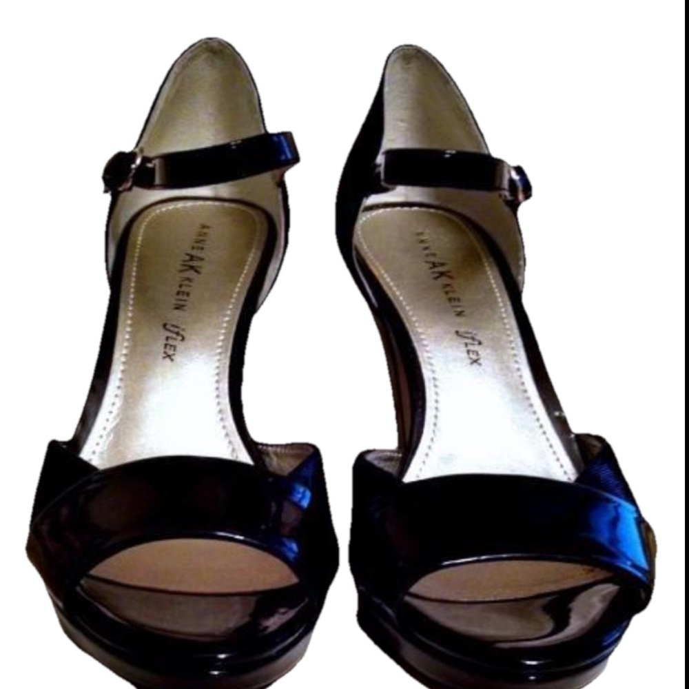 Anne Klein Glossy Black Heels